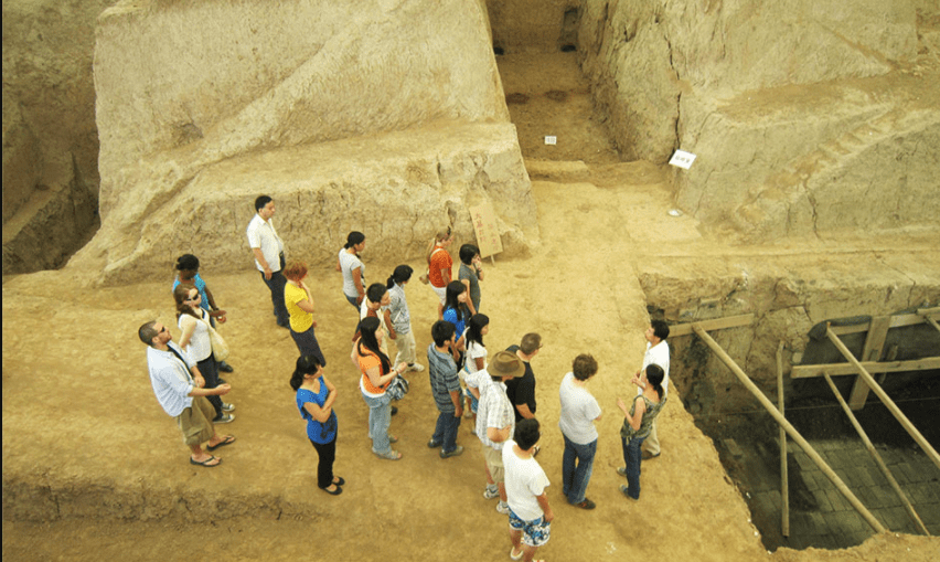 Yangguanzhai field project excavation image