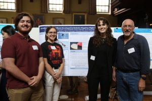 Tanner During, Jayna Rybner, Kiera Fullick and Kenny Breuer at the 2023 Undergraduate Research Symposium