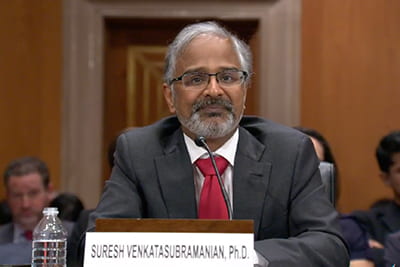 Suresh Venkatasubramanian addresses Senate Committee on Homeland Security and Governmental Affairs